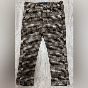 Entre Amis Garçon Boys Houndstooth Wool Blend Pants 3A NWOT Italy
